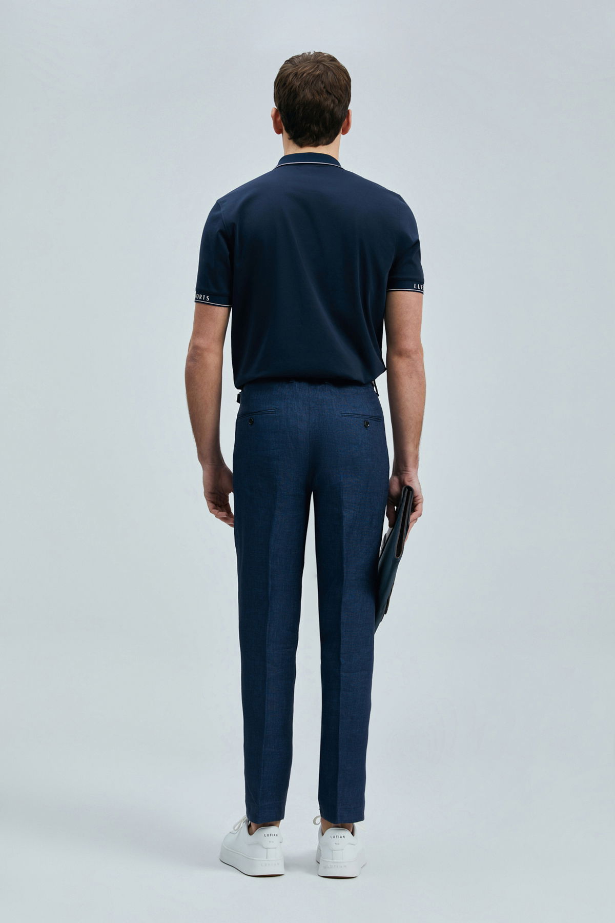 Lufian Erkek Hold Smart Polo T-Shirt 111040226 Lacivert - 4