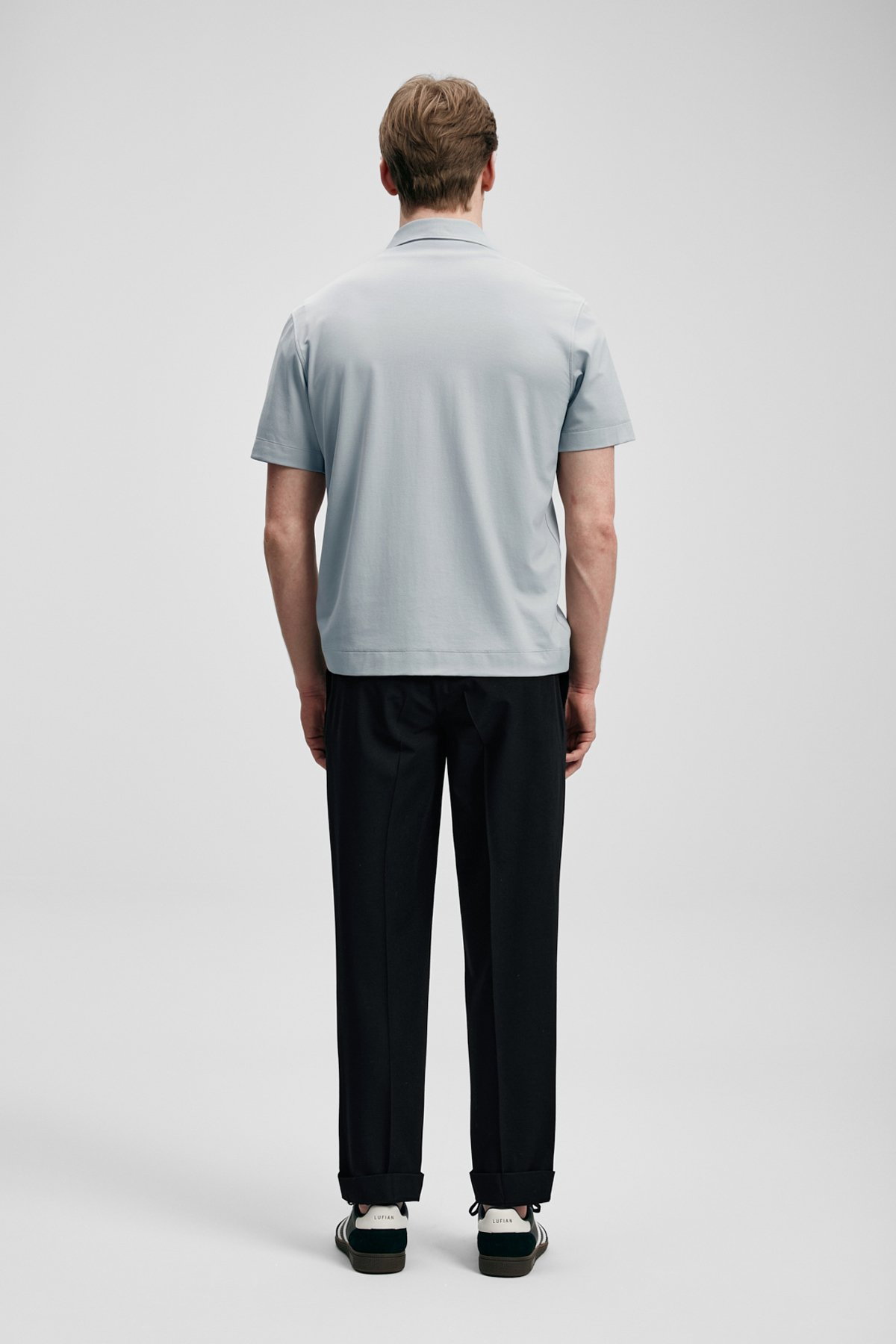 Lufian Erkek Hudson Smart Polo T-Shirt 111040234 Taş - 4