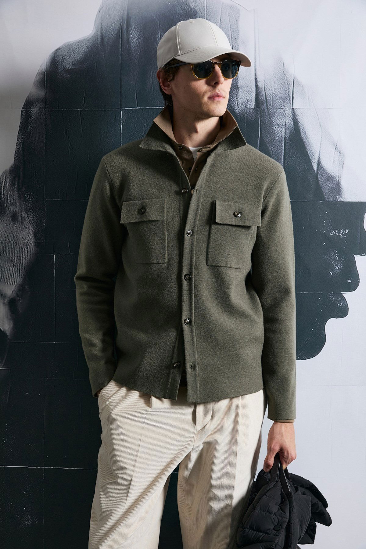 Lufian Erkek Igor Hırka 112100076 Yeşil - 2