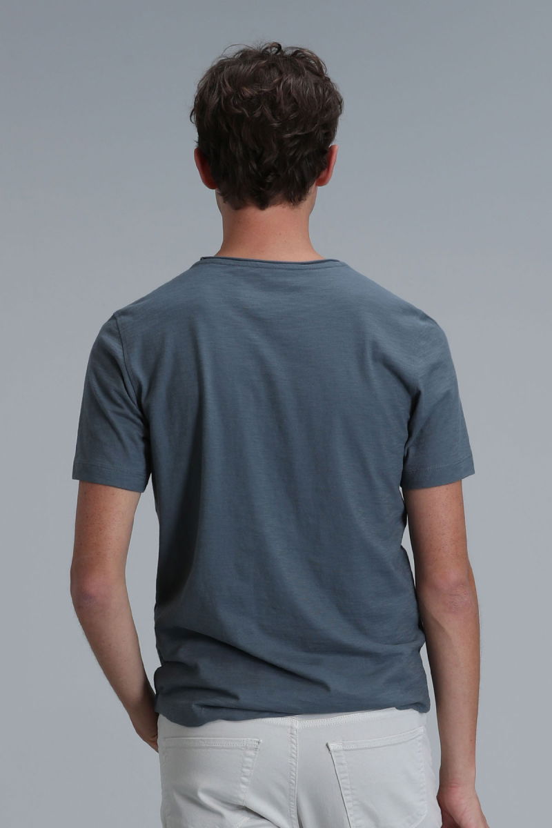 Lufian Erkek Junya Basic T-Shirt 111020203 Nefti - 4