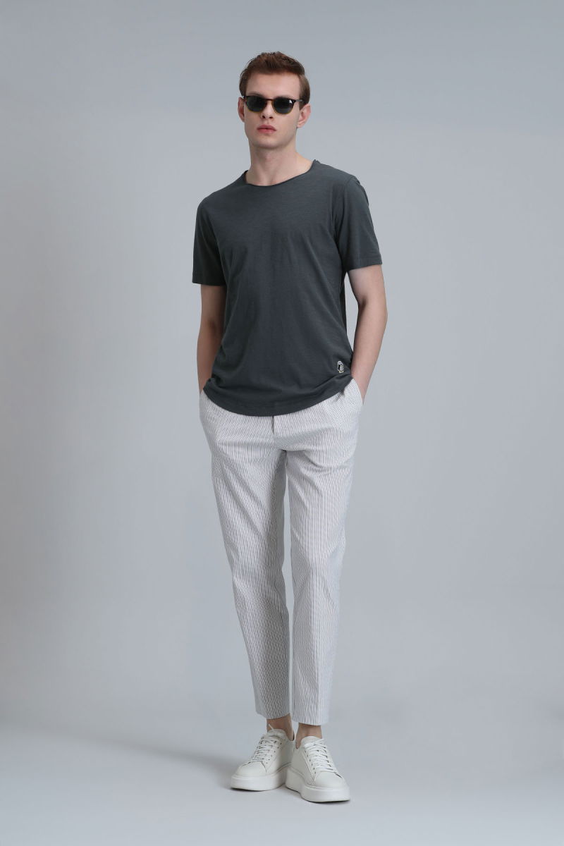 Lufian Erkek Junya Basic T-Shirt 111020203 Yeşil - 2