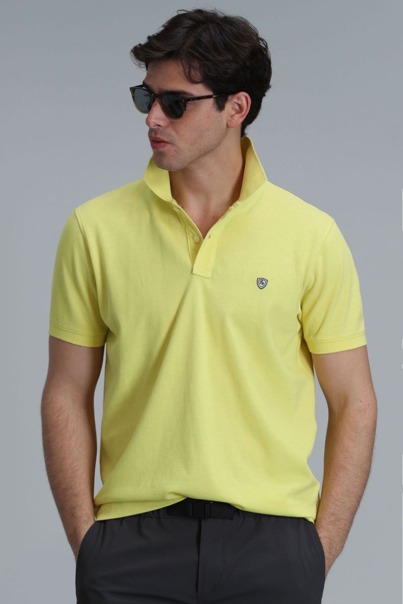 Lufian Erkek Laon Smart Polo T-Shirt 111040164 Sarı - 3