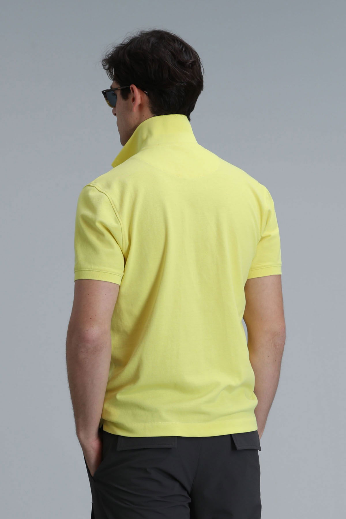 Lufian Erkek Laon Smart Polo T-Shirt 111040164 Sarı - 3