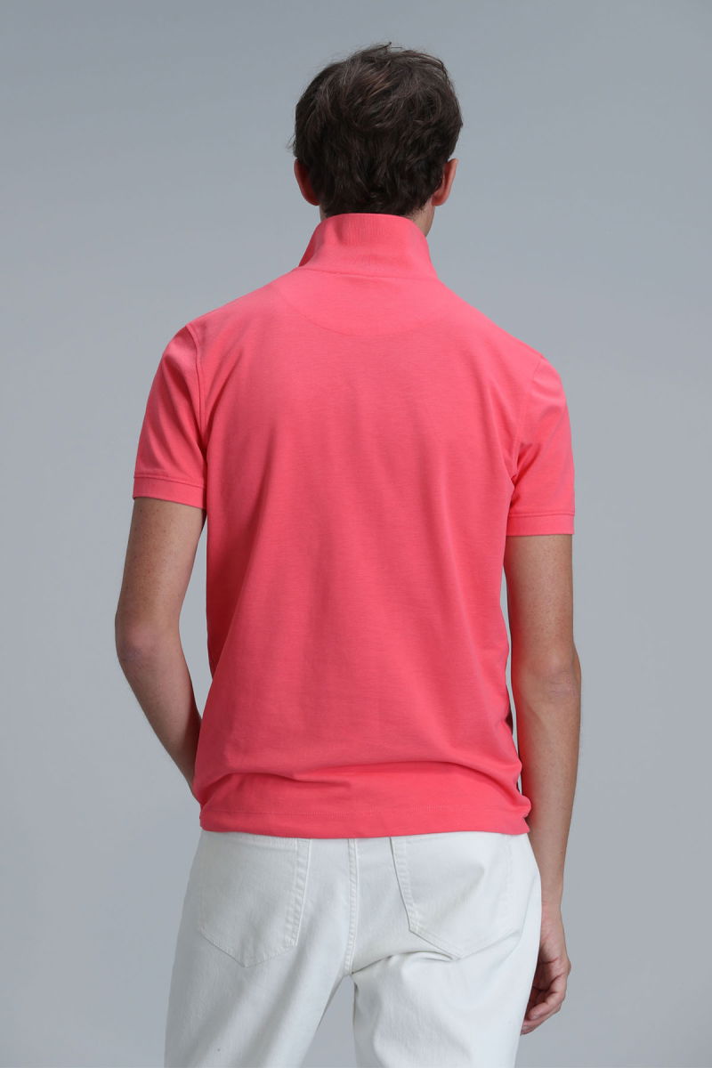 Lufian Erkek Laon Smart Polo T-Shirt 111040164 Şeker Pembe - 4