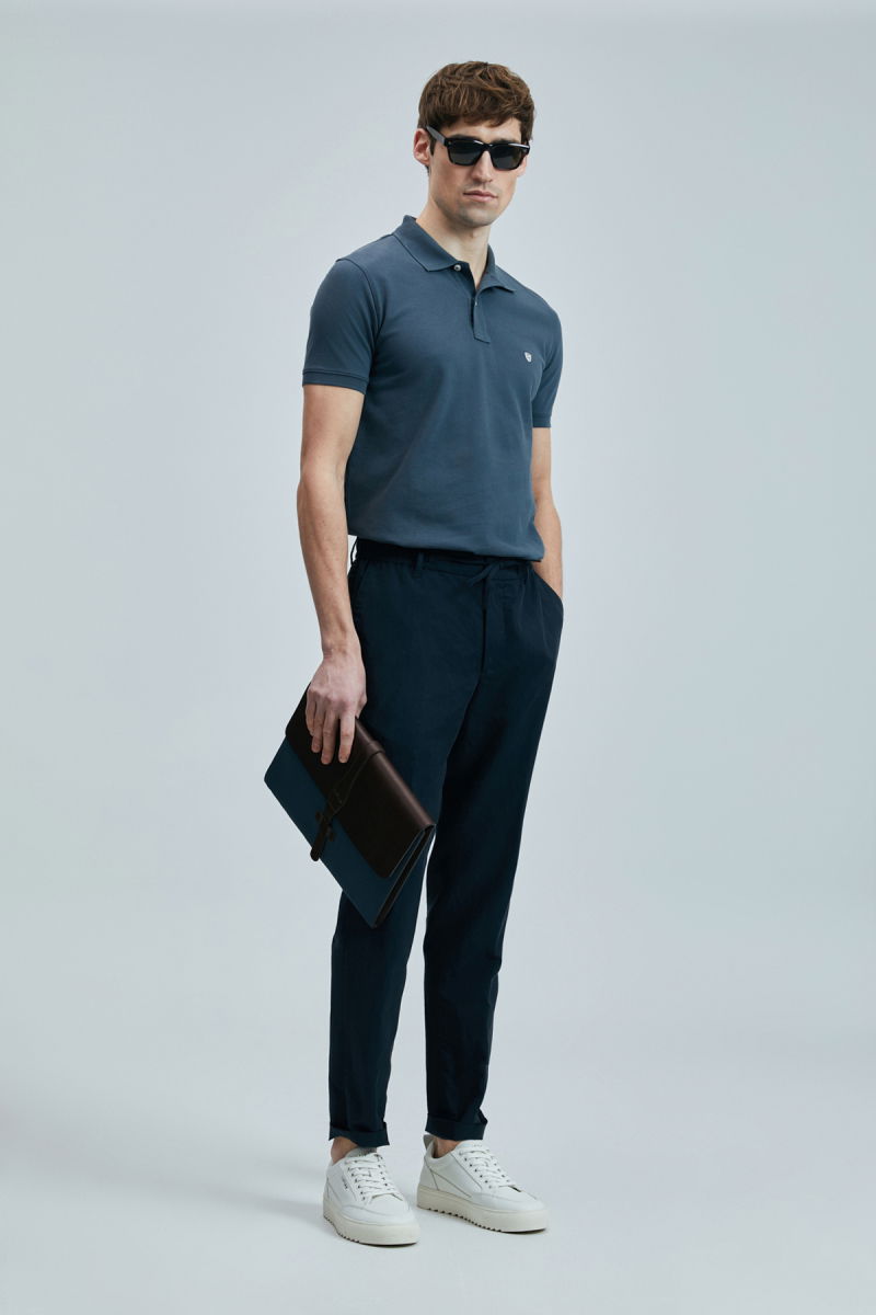 Lufian Erkek Laon Smart Polo T-Shirt 111040206 Antrasit - 2