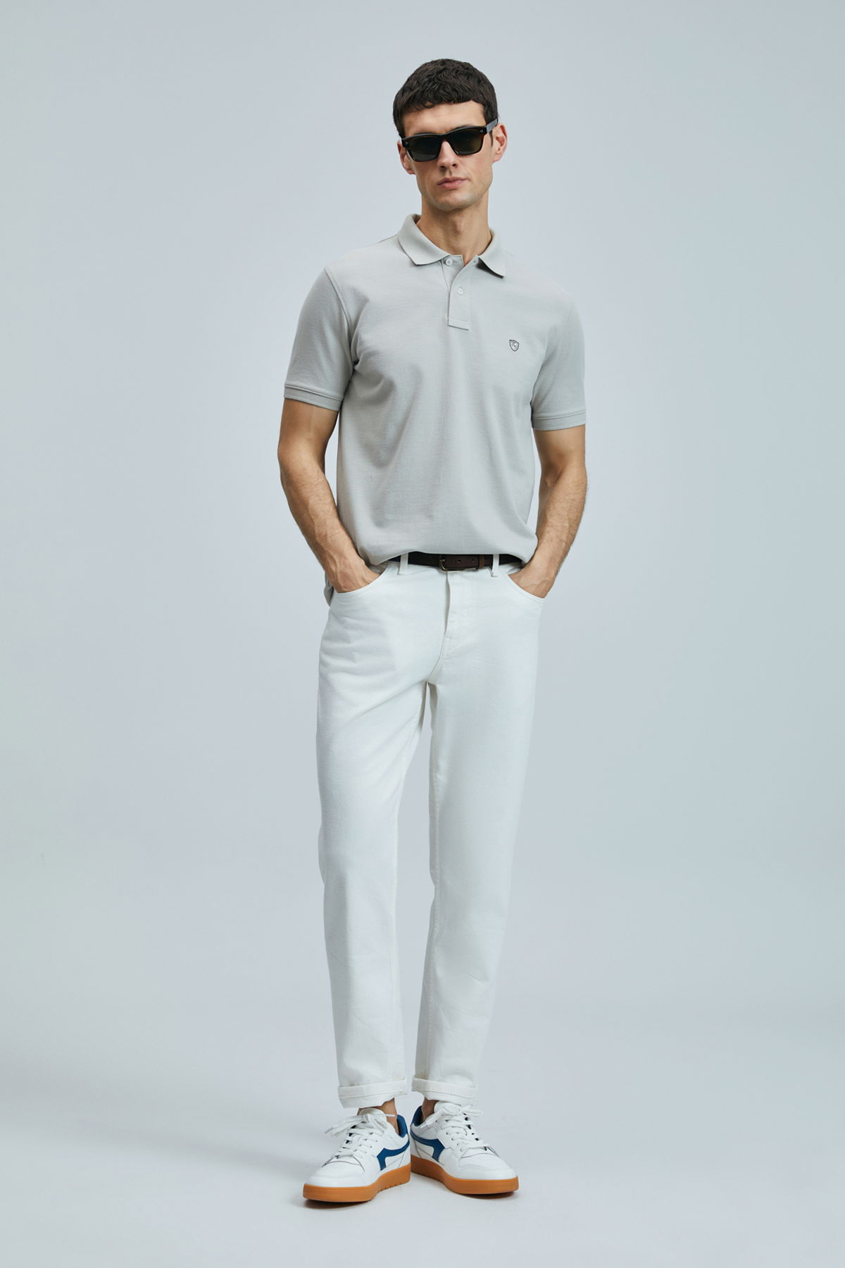 Lufian Erkek Laon Smart Polo T-Shirt 111040206 Bej - 2
