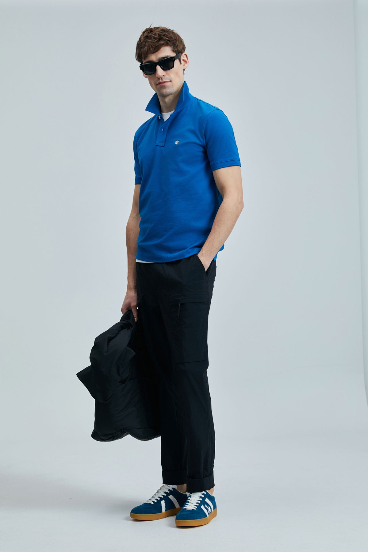 Lufian Erkek Laon Smart Polo T-Shirt 111040206 Saks - 1