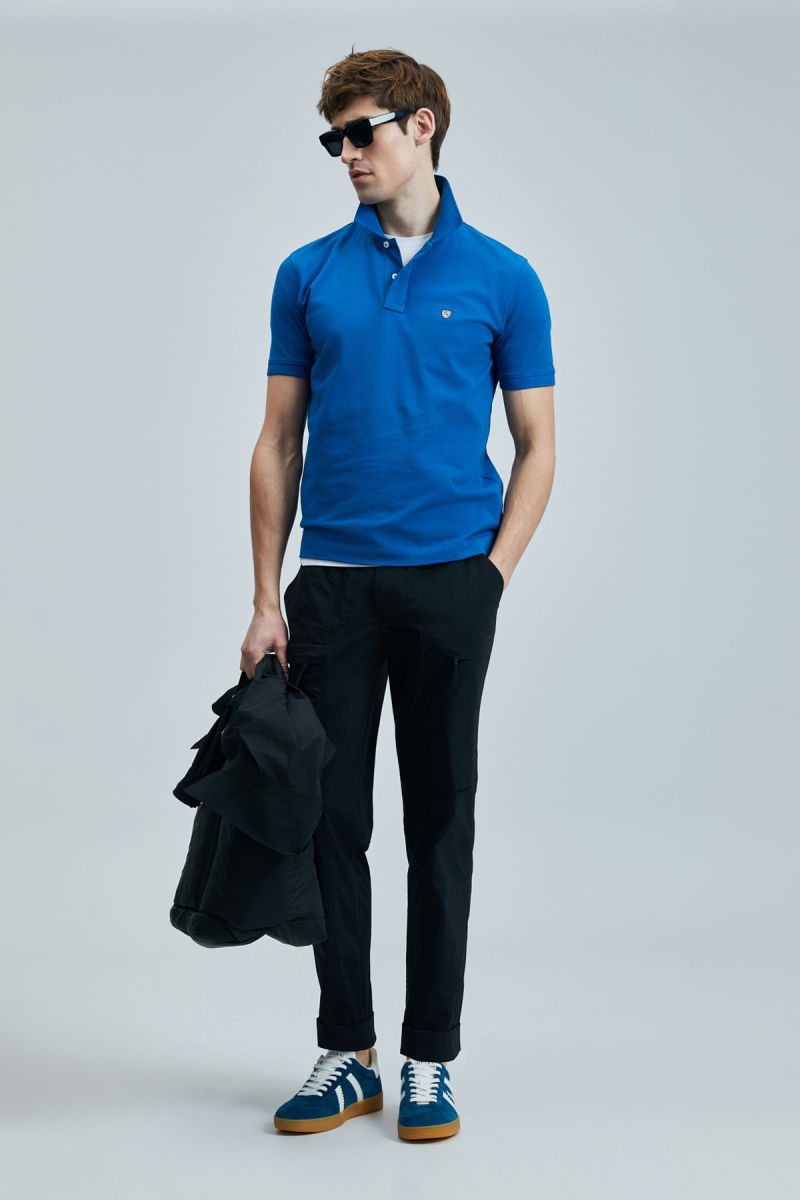 Lufian Erkek Laon Smart Polo T-Shirt 111040206 Saks - 2