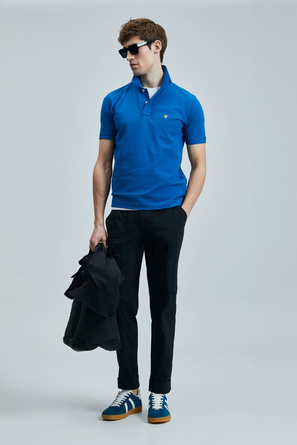 Lufian Erkek Laon Smart Polo T-Shirt 111040206 Saks - 2