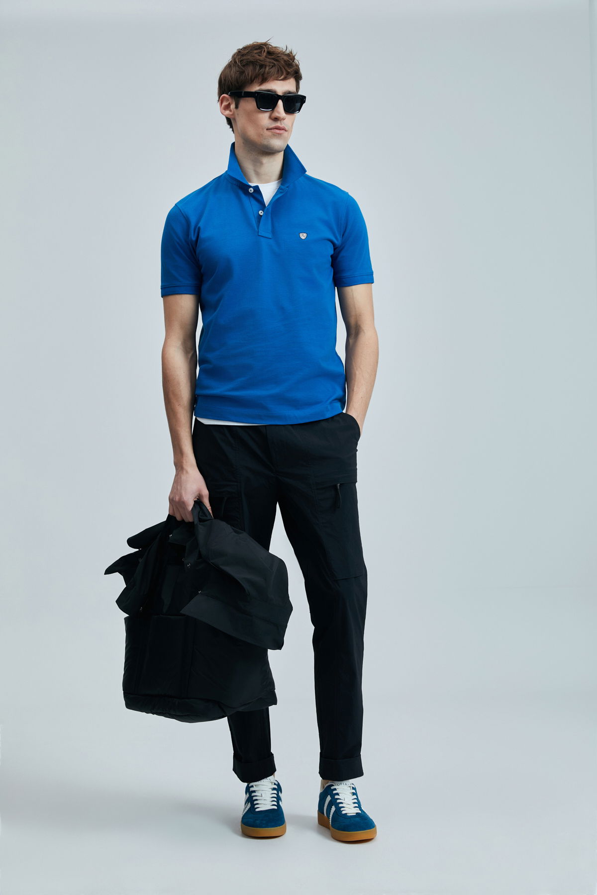 Lufian Erkek Laon Smart Polo T-Shirt 111040206 Saks - 3