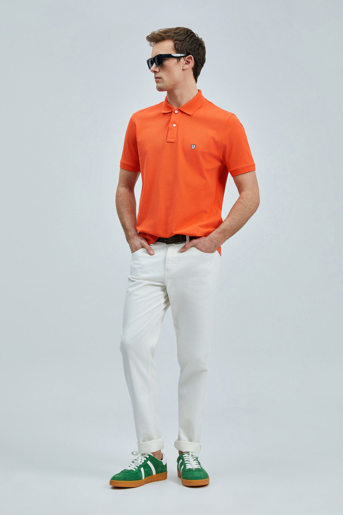 Lufian Erkek Laon Smart Polo T-Shirt 111040206 Turuncu - 2