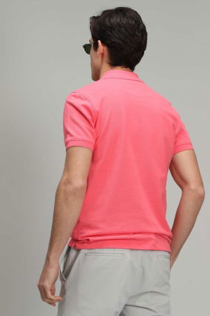 Lufian Erkek Laon Spor Polo Yaka T-Shirt 111040091 Şeker Pembe - 5