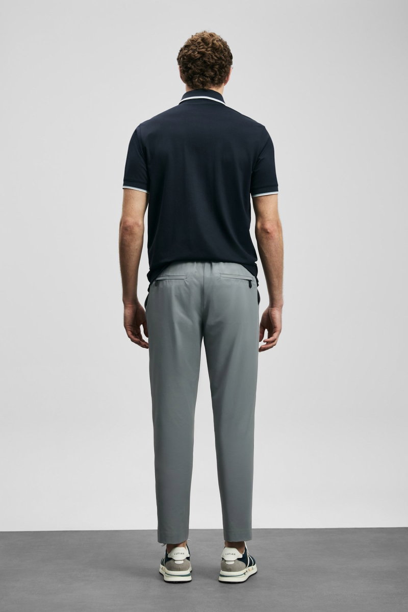 Lufian Erkek Levı Smart Polo T-Shirt 111040238 Lacivert - 4