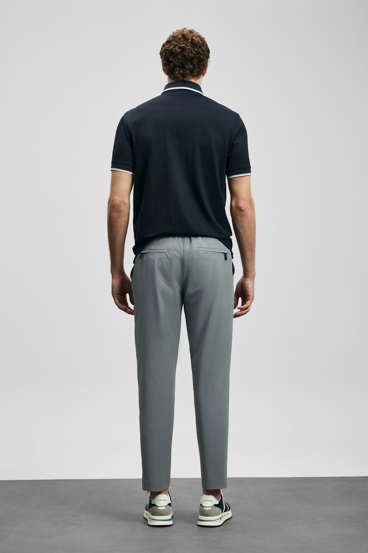 Lufian Erkek Levı Smart Polo T-Shirt 111040238 Lacivert - 4