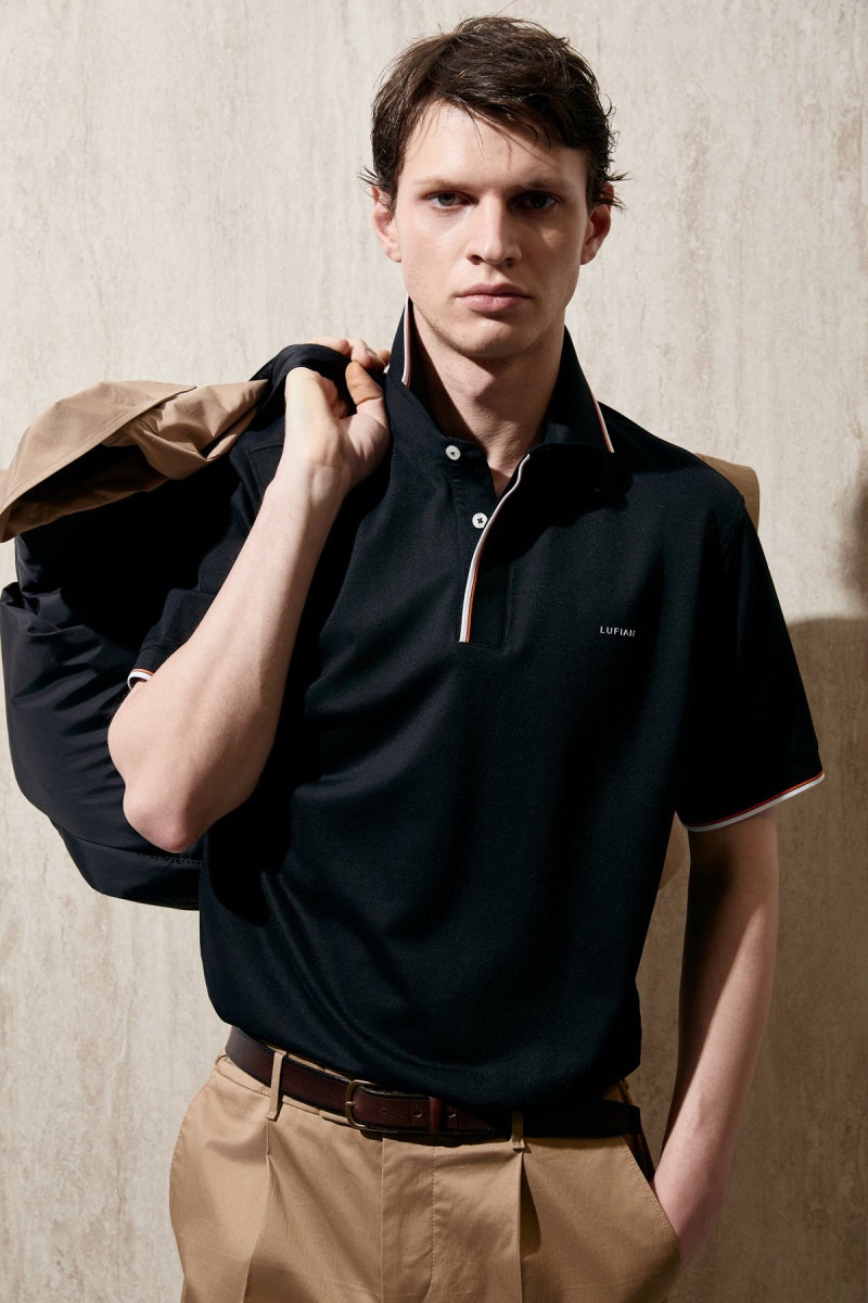Lufian Erkek Levı Smart Polo T-Shirt 111040238 Siyah - Lufian