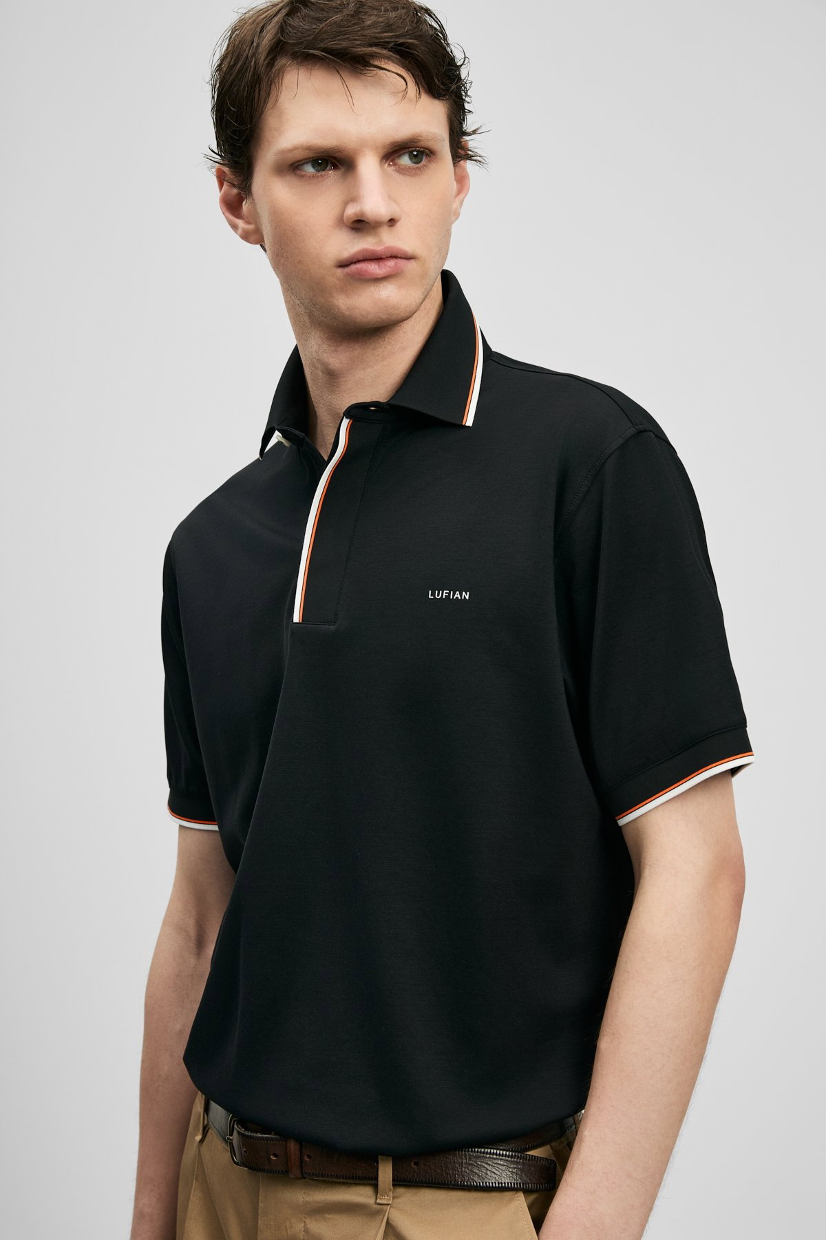 Lufian Erkek Levı Smart Polo T-Shirt 111040238 Siyah - 2
