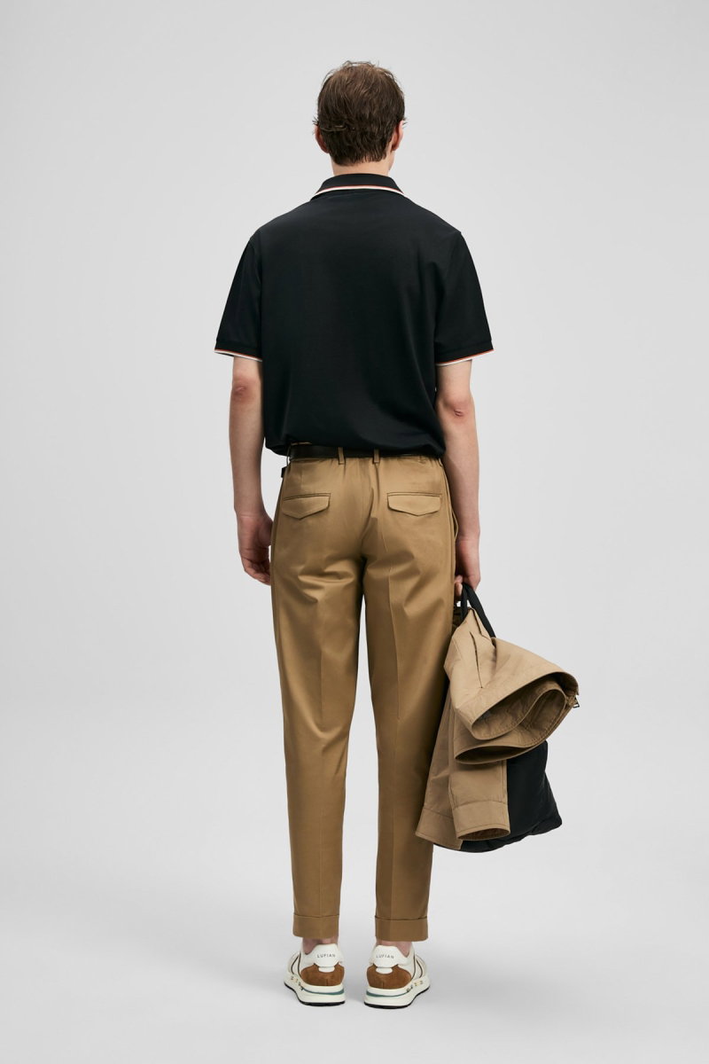 Lufian Erkek Levı Smart Polo T-Shirt 111040238 Siyah - 4