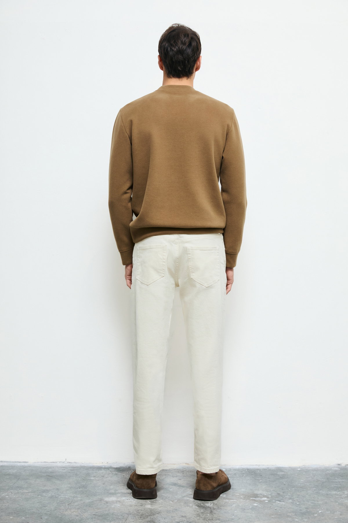 Lufian Erkek Logan Sweatshirt 112030194 Camel - 4
