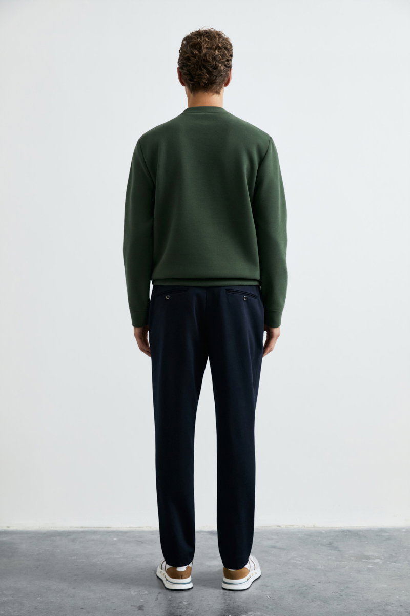 Lufian Erkek Logan Sweatshirt 112030194 Yeşil - 4