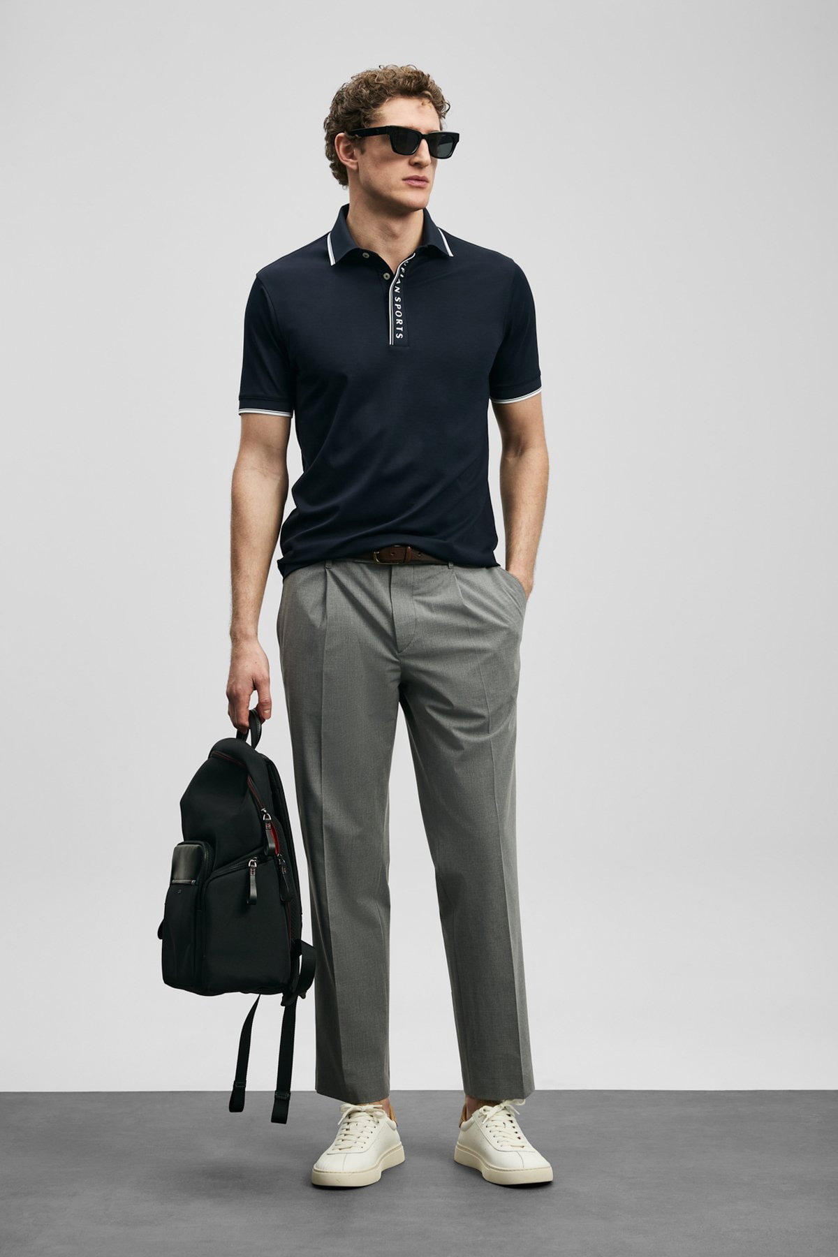 Lufian Erkek Lord Smart Polo T-Shirt 111040252 Lacivert - 2