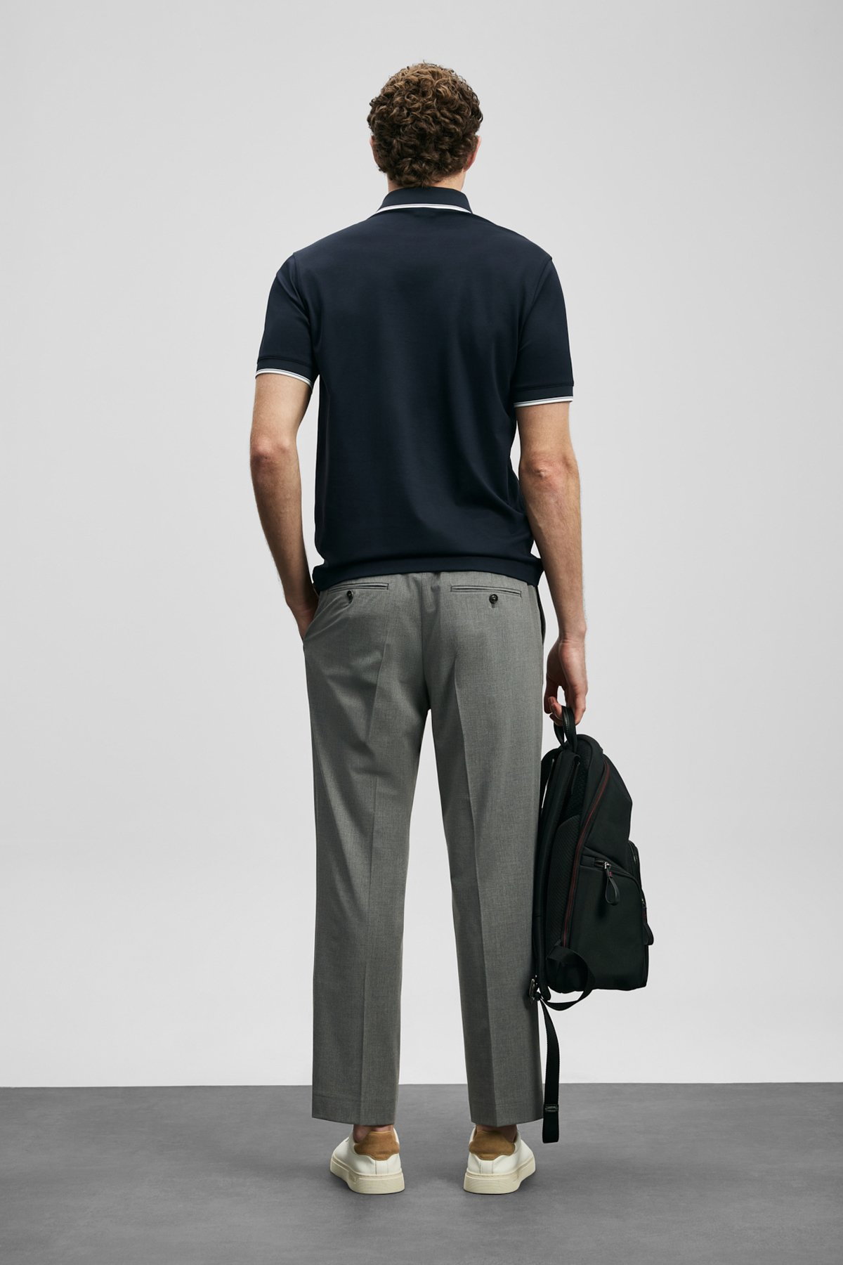 Lufian Erkek Lord Smart Polo T-Shirt 111040252 Lacivert - 4