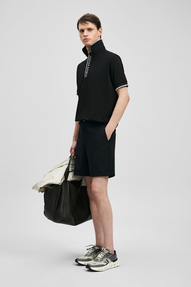 Lufian Erkek Lord Smart Polo T-Shirt 111040252 Siyah - 2