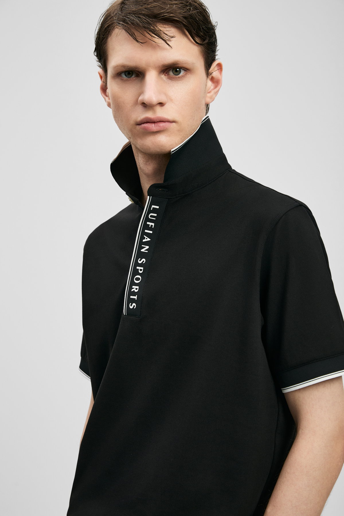 Lufian Erkek Lord Smart Polo T-Shirt 111040252 Siyah - 3