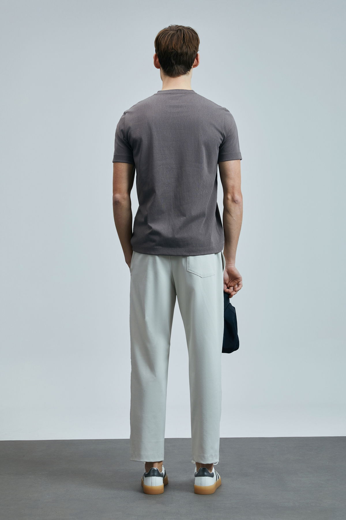 Lufian Erkek Love Modern Grafik T-Shirt 111020238 Vizon - 4