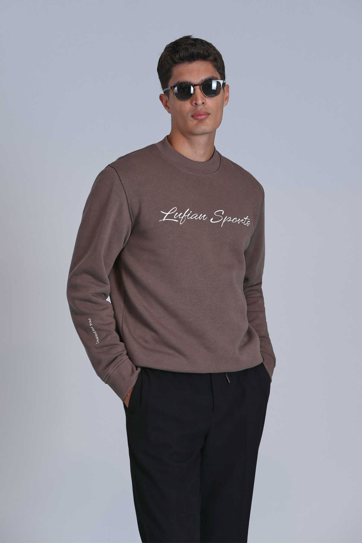 Lufian Erkek Loved Sweatshirt 112030137 Bakır - 1