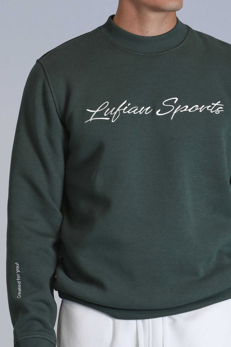 Lufian Erkek Loved Sweatshirt 112030137 Çimen Yeşili - 3