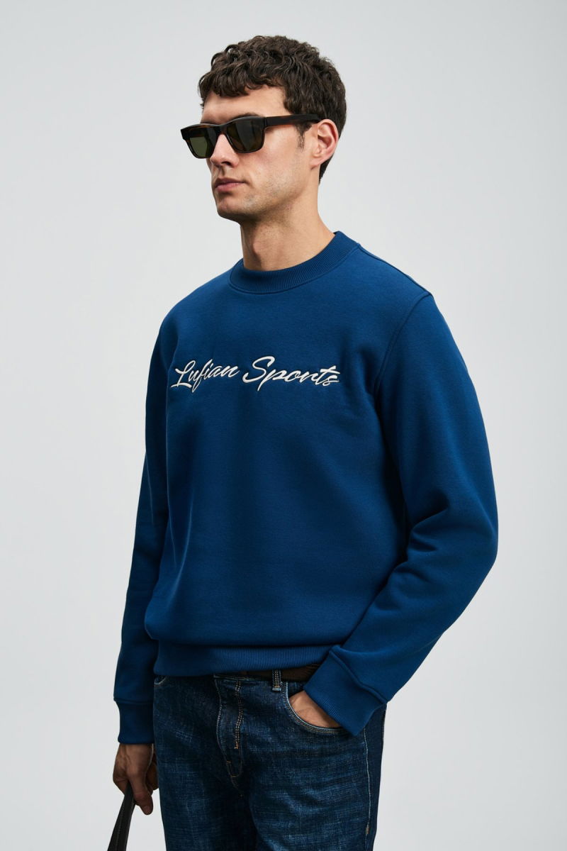 Lufian Erkek Loved Sweatshirt 112030170 Saks - Lufian