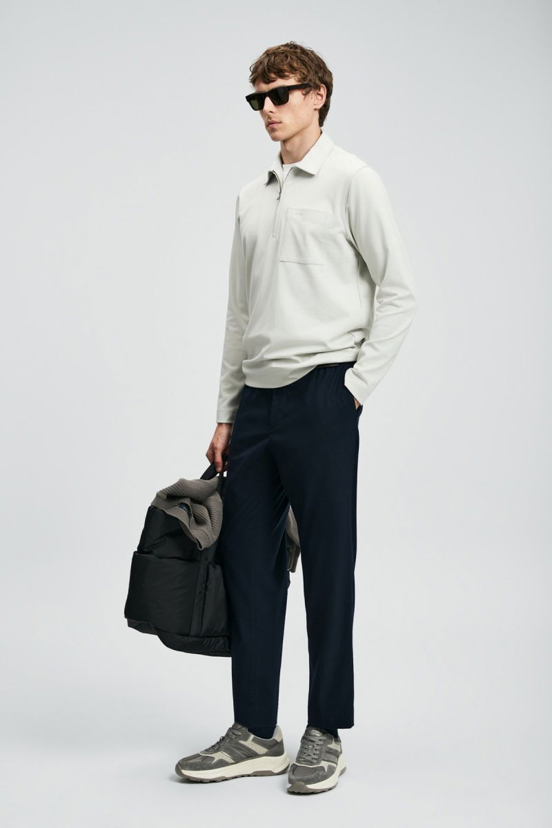 Lufian Erkek Lucas Smart Polo T-Shirt 112040043 Gri - 3