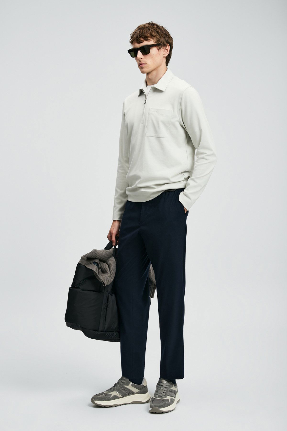 Lufian Erkek Lucas Smart Polo T-Shirt 112040043 Gri - 3