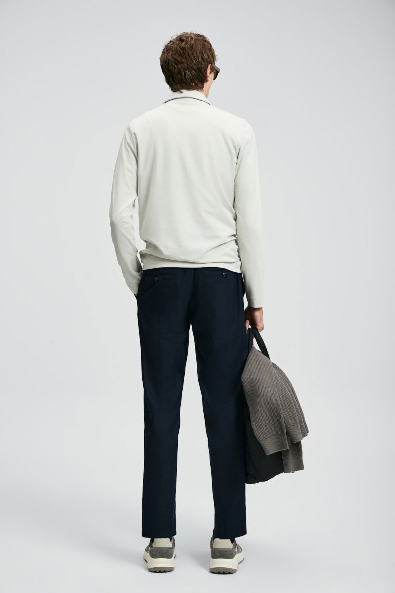 Lufian Erkek Lucas Smart Polo T-Shirt 112040043 Gri - 4