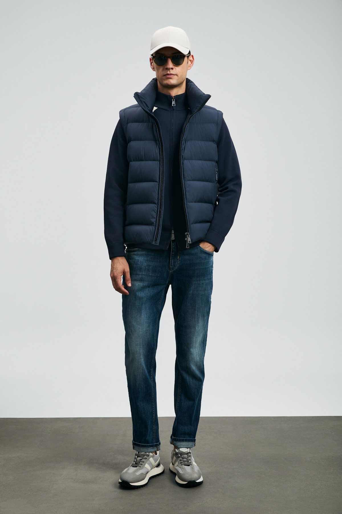 Lufian Erkek Lukas Spor Slim Fit Jean Pantolon 112200231 Mavi - 1