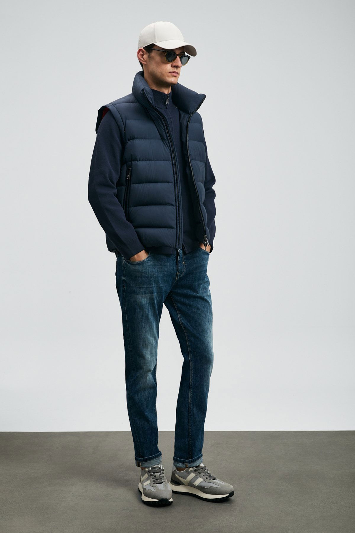 Lufian Erkek Lukas Spor Slim Fit Jean Pantolon 112200231 Mavi - 3