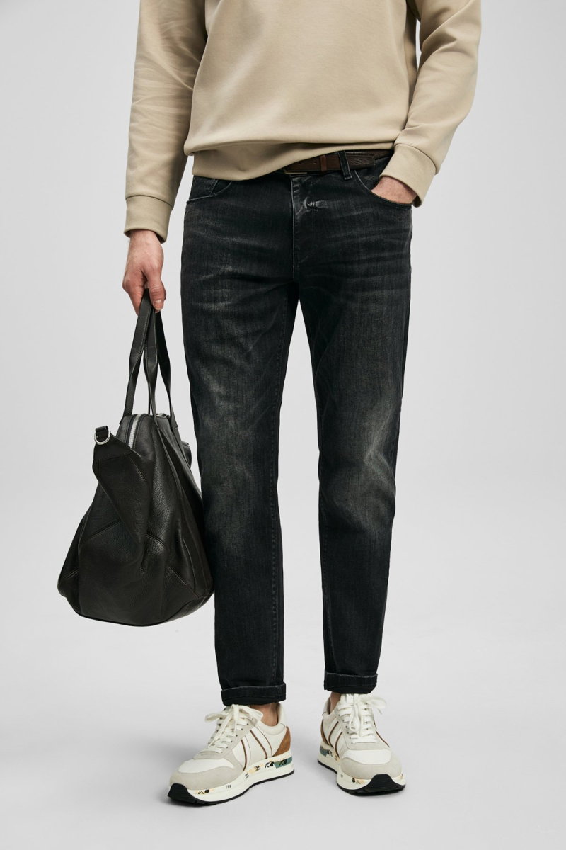 Lufian Erkek Luta Smart Slim Fit Jean Pantolon 111200243 Antrasit - 2