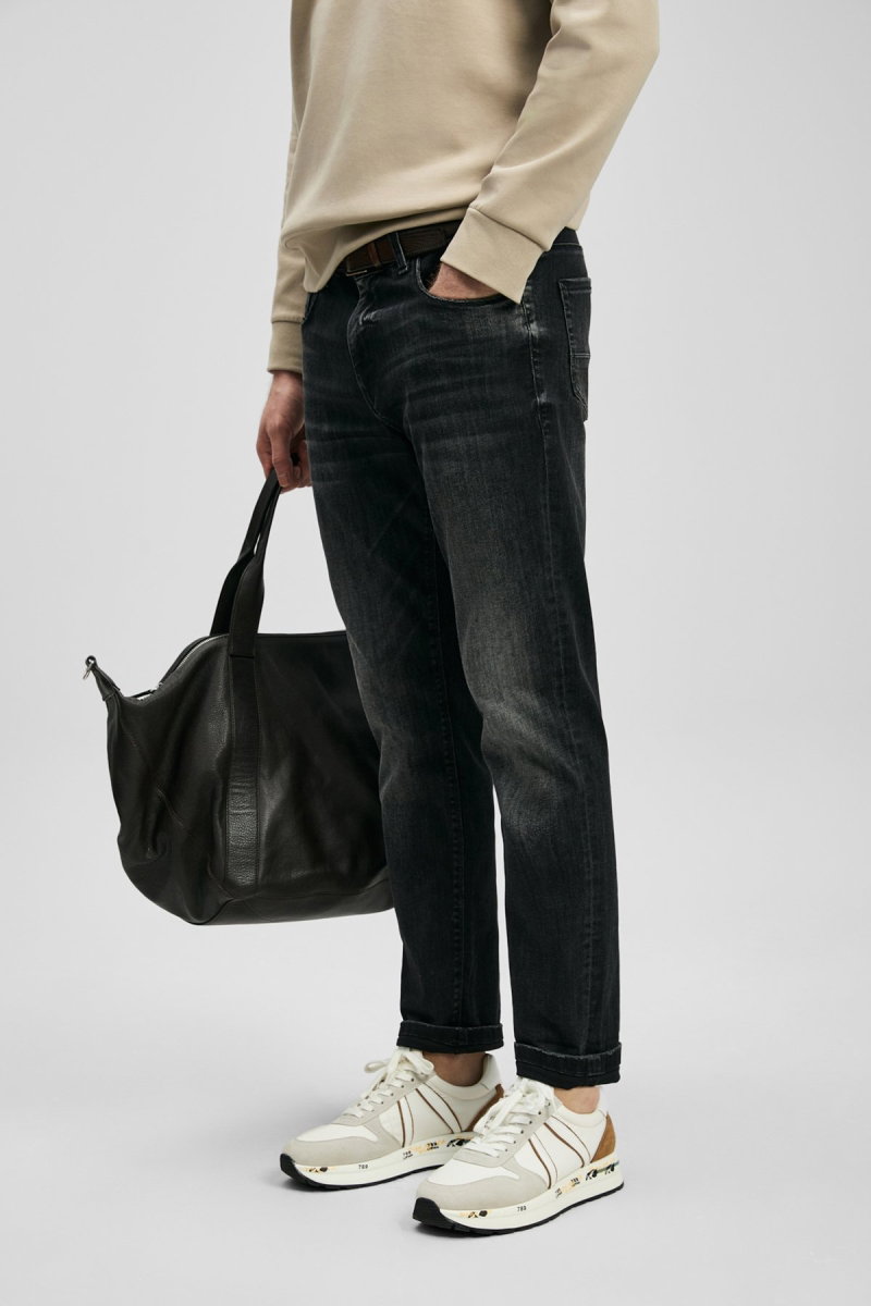 Lufian Erkek Luta Smart Slim Fit Jean Pantolon 111200243 Antrasit - 4