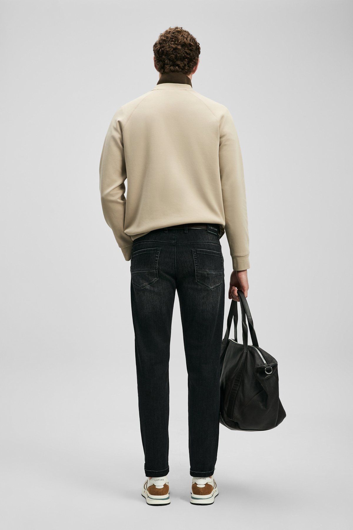 Lufian Erkek Luta Smart Slim Fit Jean Pantolon 111200243 Antrasit - 5