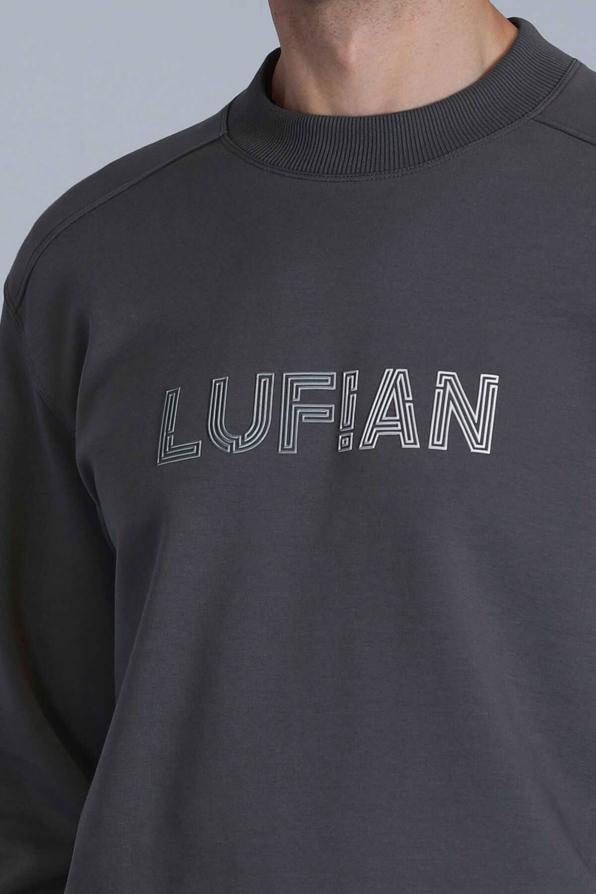 Lufian Erkek Luther Sweatshirt 112030145 Haki - 3