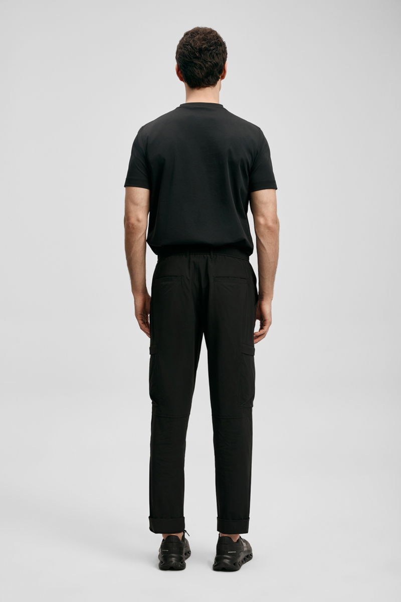 Lufian Erkek Marcus Modern Grafik T-Shirt 111020322 Siyah - 4