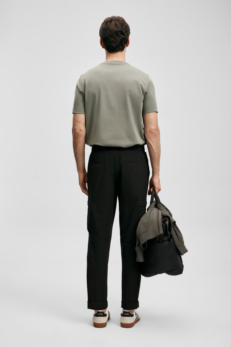 Lufian Erkek Marcus Modern Grafik T-Shirt 111020322 Yeşil - 4