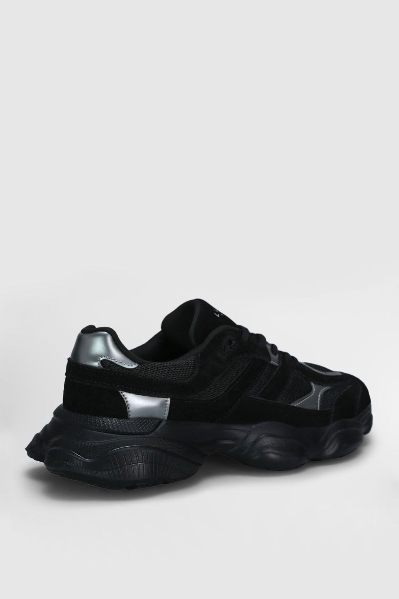 Lufian Erkek Mark Deri Sneaker Ayakkabı 112230240 Siyah - 2