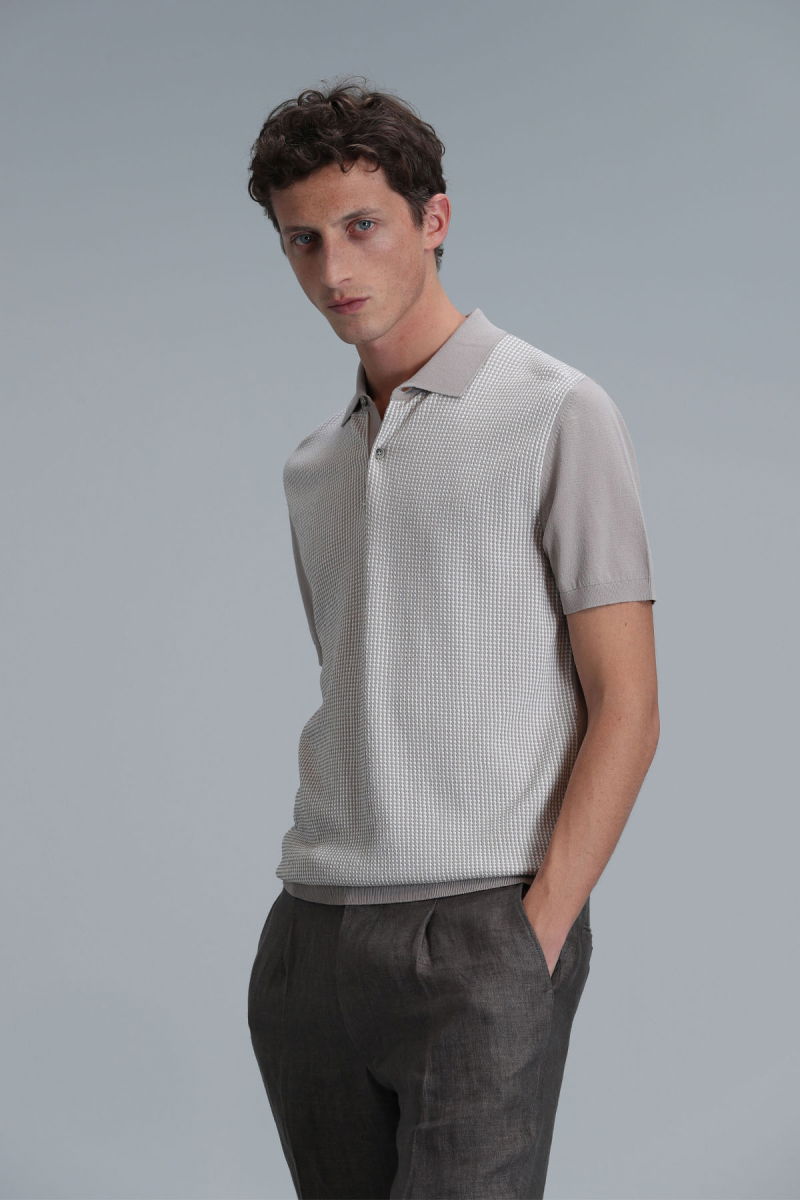 Lufian Erkek Martın Kazak 111090076 Bej - Lufian