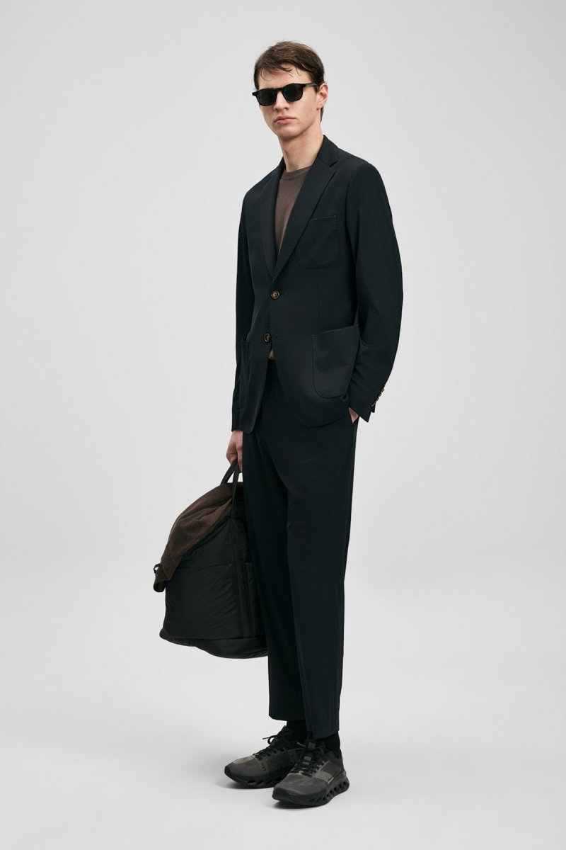 Lufian Erkek Noa Slim Fit Spor Blazer Ceket 111140175 Siyah - 2