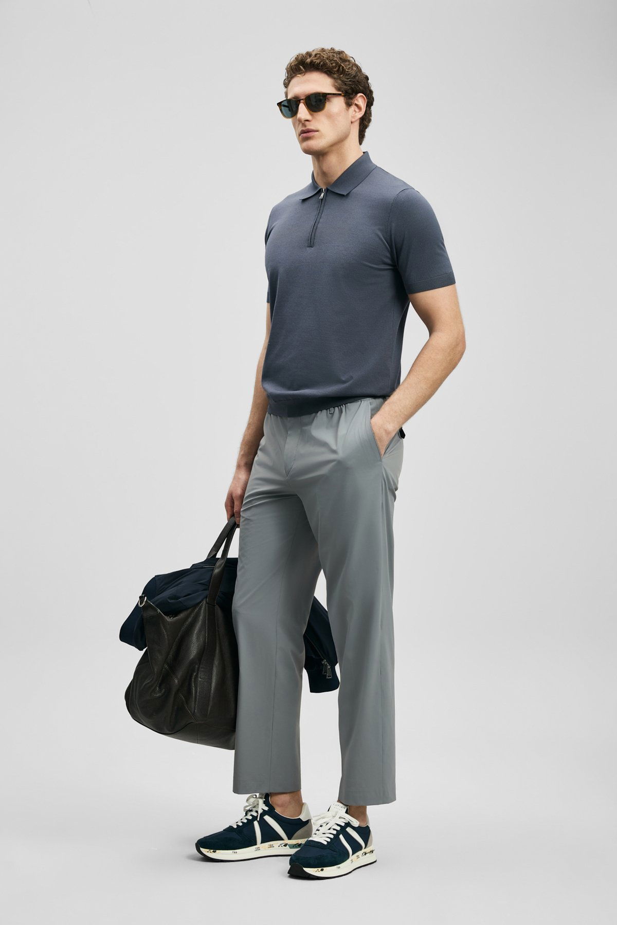 Lufian Erkek North Modal Karışımlı Kazak 111090136 Gri - 2