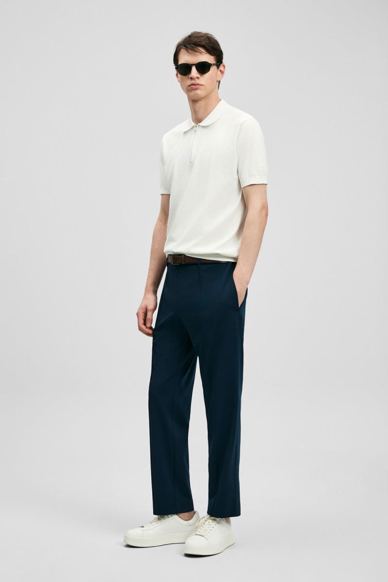 Lufian Erkek North Modal Karışımlı Kazak 111090136 Kırık Beyaz - 2