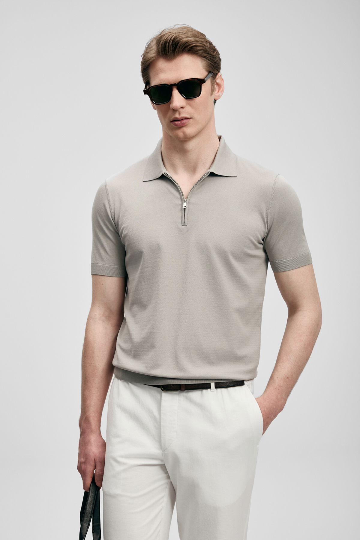 Lufian Erkek North Modal Karışımlı Kazak 111090136 Kum - 1