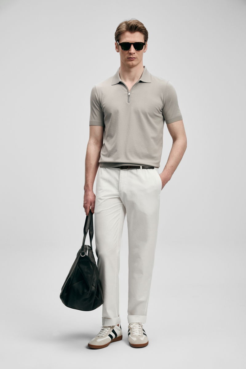 Lufian Erkek North Modal Karışımlı Kazak 111090136 Kum - 2