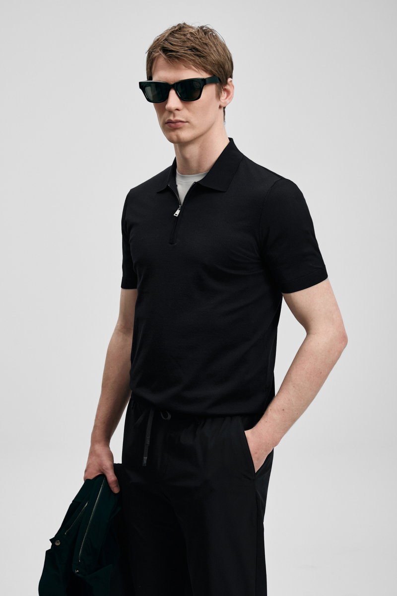 Lufian Erkek North Modal Karışımlı Kazak 111090136 Siyah - Lufian